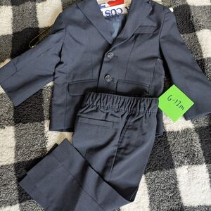 Stylish Baby Suit Set in Dark Blue